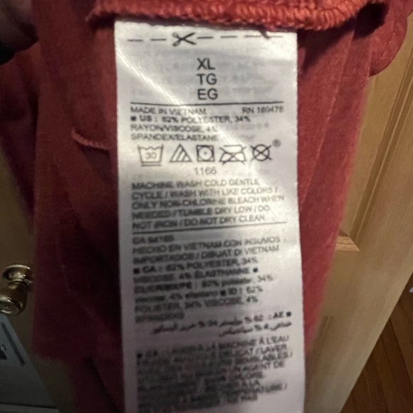 Old Navy Rust orange tee dress with pockets - Picture 6 of 9